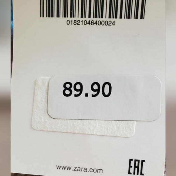 Zara * Printed Blue Maxi Midi Flowy Boho Dress - Picture 11 of 12